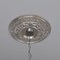 Ekena Millwork Baltimore PVC Ceiling Medallion (Canopies up to 7 3/4"), 19"OD x 3 1/2"ID x 1"P, Bright Coat Chrome CMP19BABCR - alternate 10
